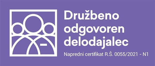 Logotip Napredni certifikat Družbeno odgovoren delodajalec